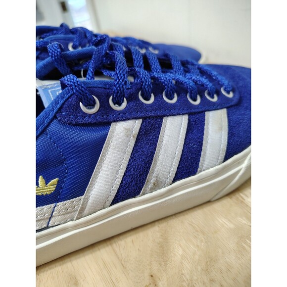 Adidas Low Top Lace Up Skate Board Shoes Navy w White Stripe Size 7.5 #029005 main image 6